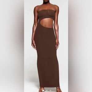 Skims chocolate cut out dress 4x Final Price ❌